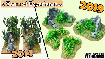 Wargaming Terrain: Lessons Learned - 5 Years Experience in Jungle Scenery