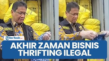 Akhir Zaman Bisnis Thrifting Ilegal, Purbaya  Saya Tahu Siapa Pemainnya, Hapus dari Daftar Impor!