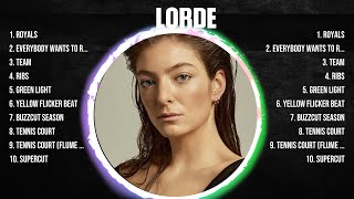Lorde Greatest Hits 2024 Collection - Top 10 Hits Playlist Of All Time