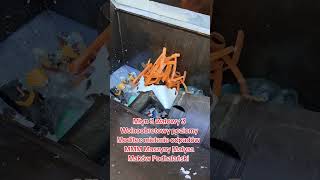 Młyn rozdrabniacz do plastiku odpadów zderzaków butelek baniek plastikowych MMM 3
