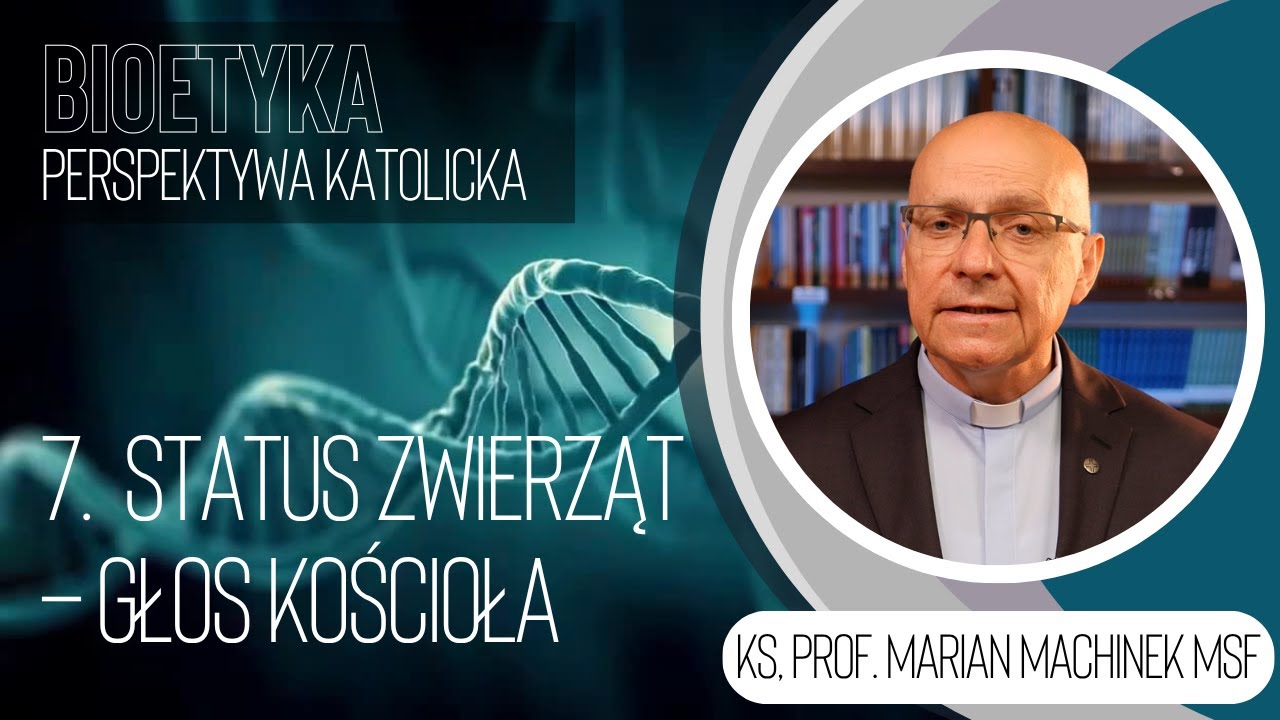 7. Status zwierząt – głos Kościoła | Bioetyka. Perspektywa katolicka | ks. prof. Marian Machinek MSF