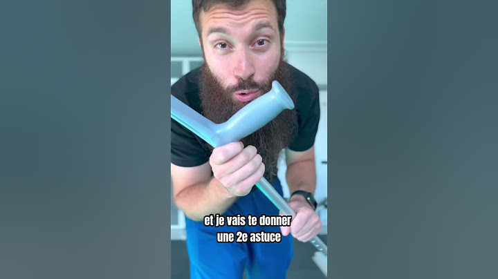 ASTUCE BÉQUILLE 🩼