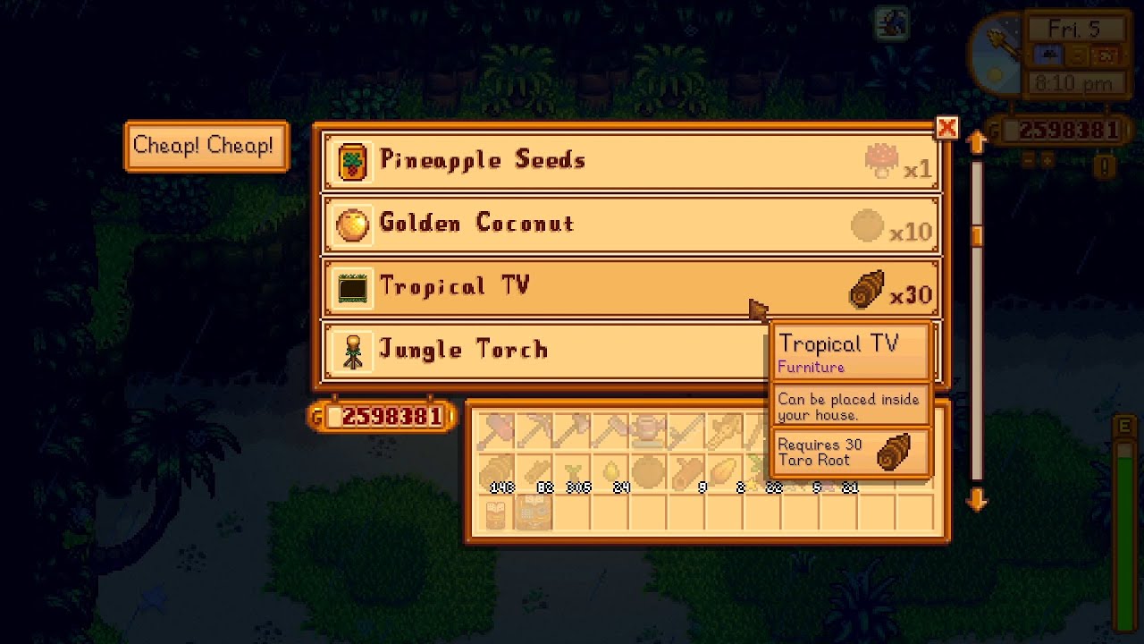 Stardew Valley 249 Taro Roots For Television Sets YouTube stardew-valley-249-taro-roots-for-television-sets-youtube