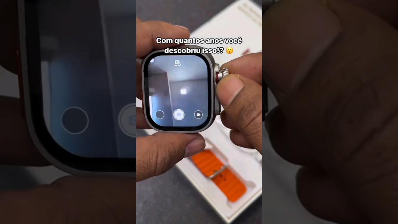S9 Ultra smartwatch 🕒🕒Esse é top demais😃😃Link na bio😉😉#s9ultrasmartwatch #smartwatch #aliexpress