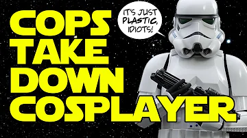 Star Wars FAIL: Female Stormtrooper Cosplayer TAKEN DOWN by Police!