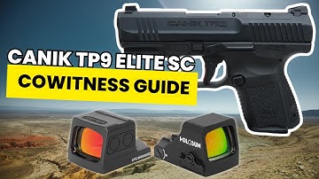 Canik TP9 Elite SC with Holosun Red Dots: What Fits and Co-Witnesses?