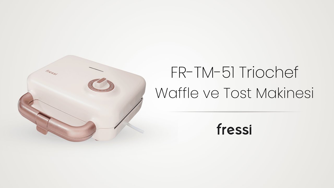 Fressi FR-TM51 Triochef İkili Waffle Ve Tost Makinesi Kullanım Detayı