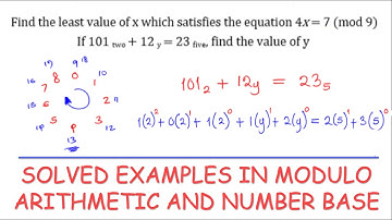 MODULO ARITHMETIC AND NUMBER BASE - WAEC WASSCE 2020 QUESTIONS AND ANSWERS