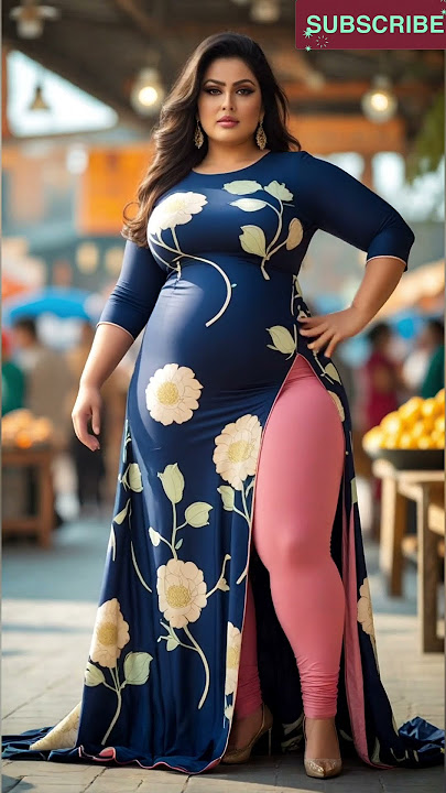 Confident Plus-Size Fashion Walk💃✨ | PlusSizeStyle #BodyPositivity #Shorts