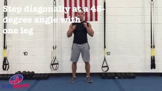 How to do an alternating prisoner diagonal lunge