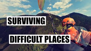 Surviving a difficult & narrow valley on a long XC flight