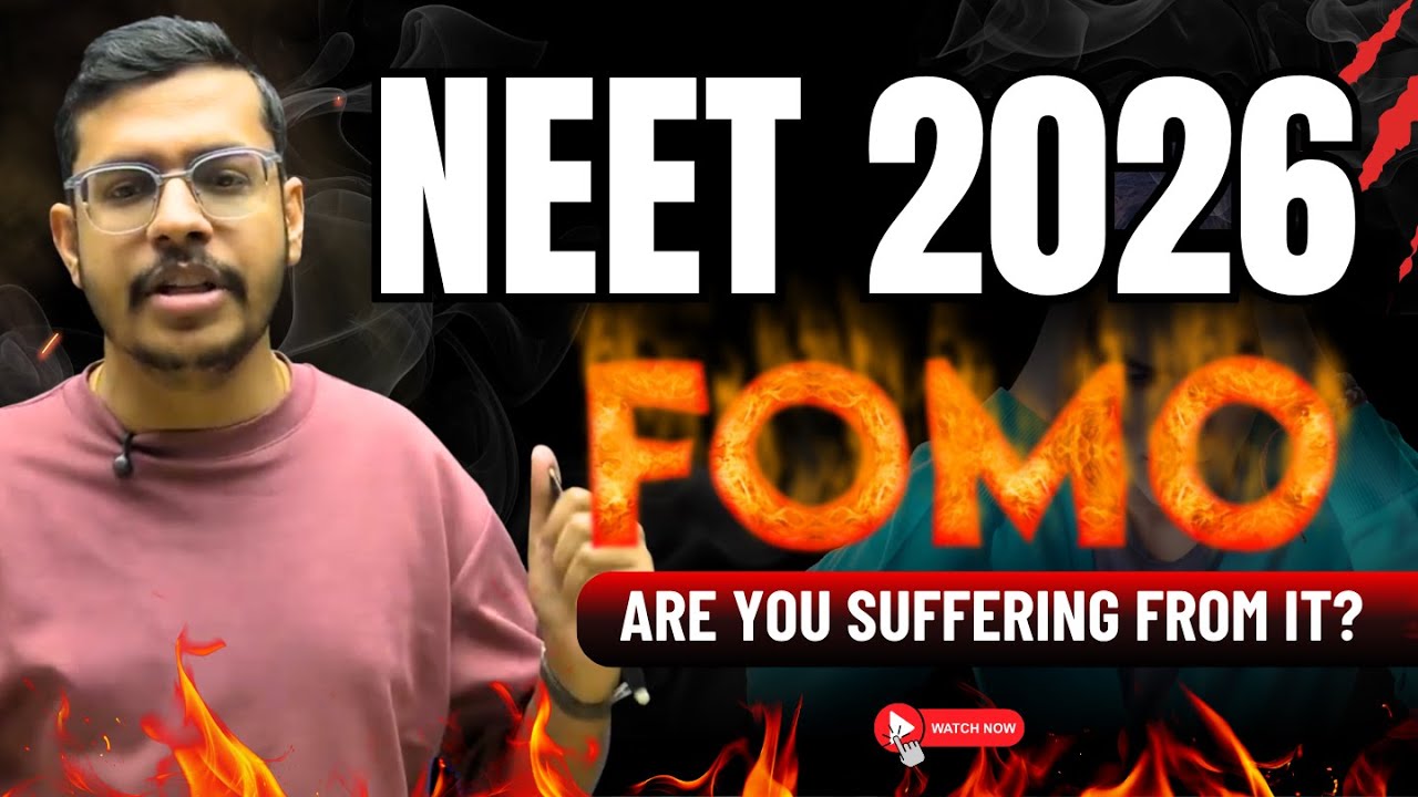 Are You Suffering From The NEET 2026 FOMO? Biggest Mistake By NEET 2026 Aspirants | Dr. Anand Mani