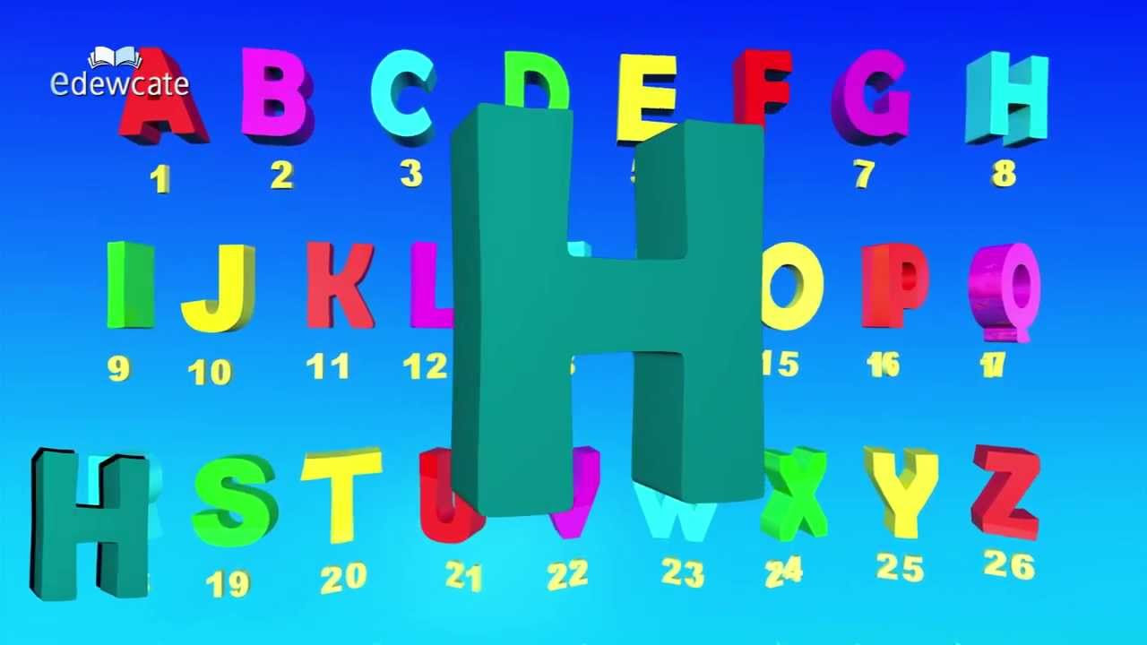 ABCD Alphabet Songs  3D ABC Songs for Children  Learning ABC Nursery Rhymes in 3D