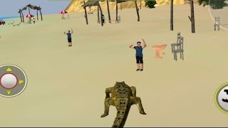 Best Animal Games - Hungry Crocodile Wild Hunt Simulation Game Android Gameplay screenshot 2