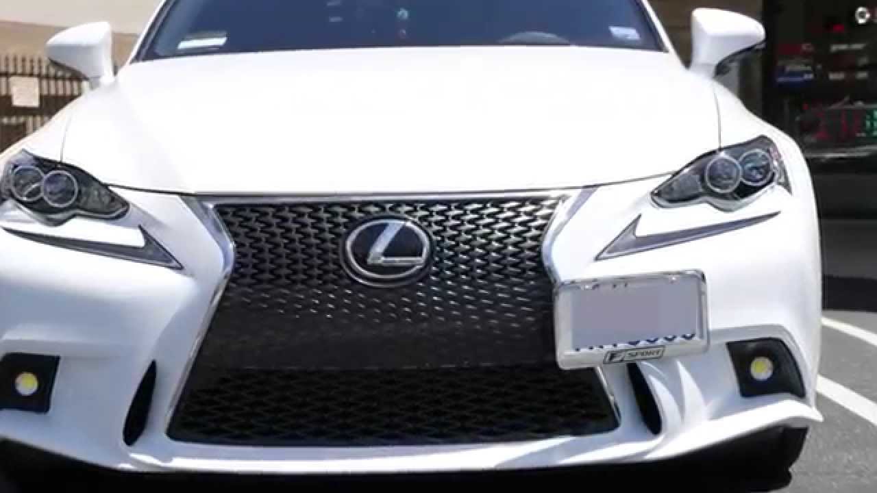 NEW! Improved License Plate Tow Bar Design Exclusive for 3rd Gen Lexus IS 