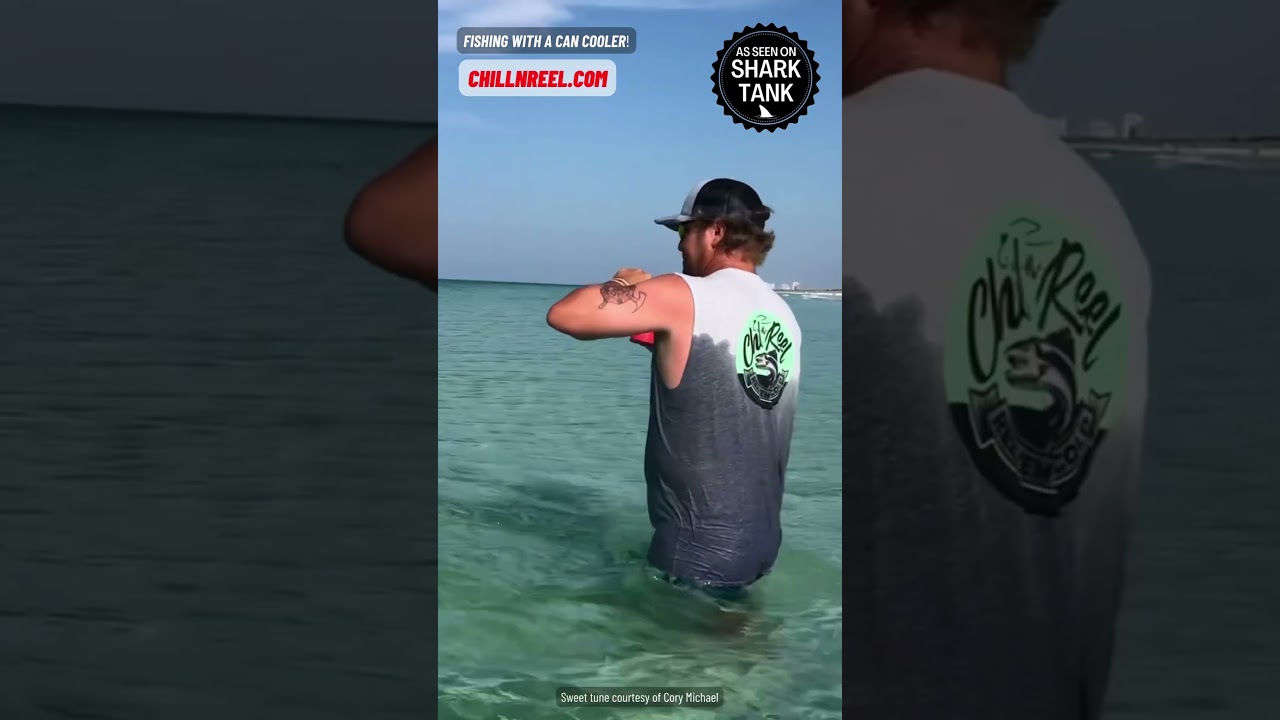 Chill•N•Reel Fishing Can Koozie- Check It Out On CHILLNREEL.COM And SHARK  TANK!!