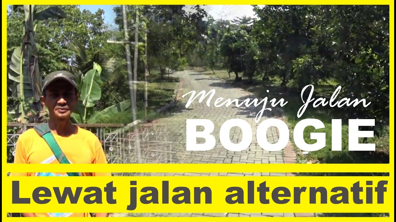 Menyusuri jalan Kota alternatif ke daerah Kedunghalang - JambuDua Bogor