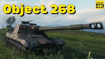 World of Tanks 4 Kills 10,3k damage Object 268 | 4K Video | - My battle My rules