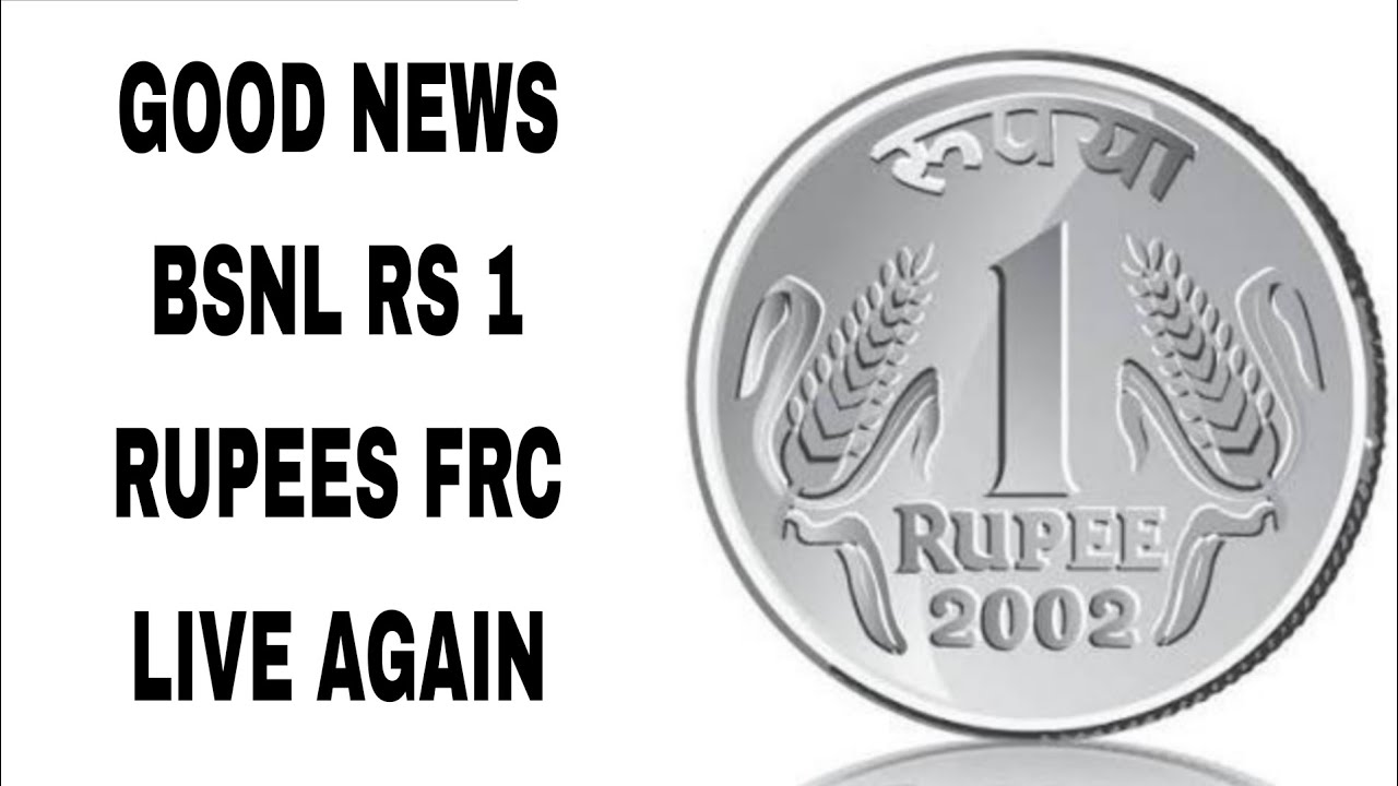 Bsnl good news rs 1 rupees sim card available again