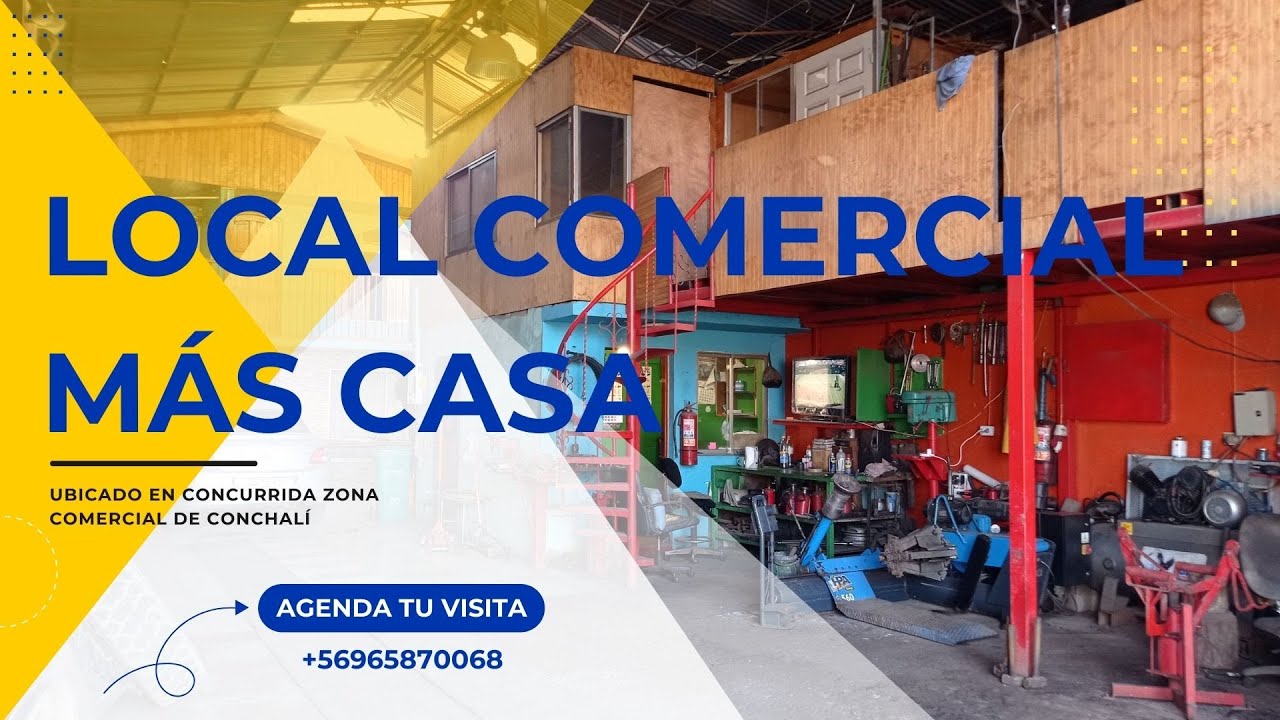 Local Comercial con casa en Conchalí - YouTube