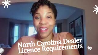 North Carolina License requirments
