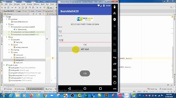 Bài tập thực hành Android - Bài 1 (Basic Math)