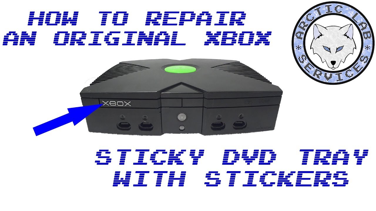 ORIGINAL XBOX STICKY DVD DRIVE FIX [REPAIR] YouTube