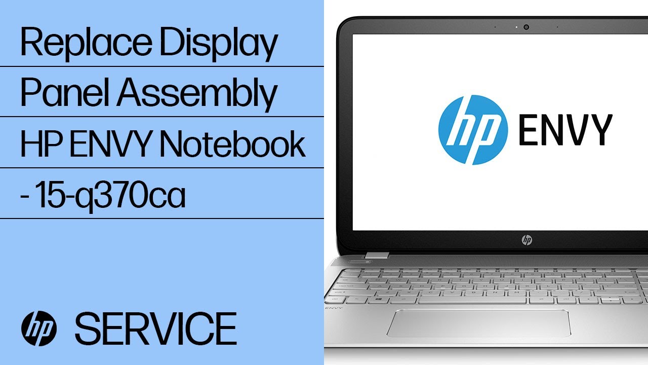 Replace the Display Panel Assembly | HP 
