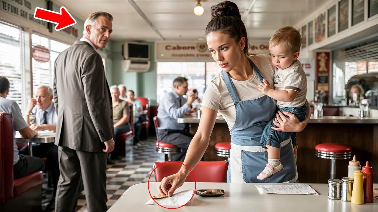 Milliardär Gab 0 Dollar Trinkgeld – Doch Die Alleinerziehende Kellnerin Fand Eine Geheime Notiz