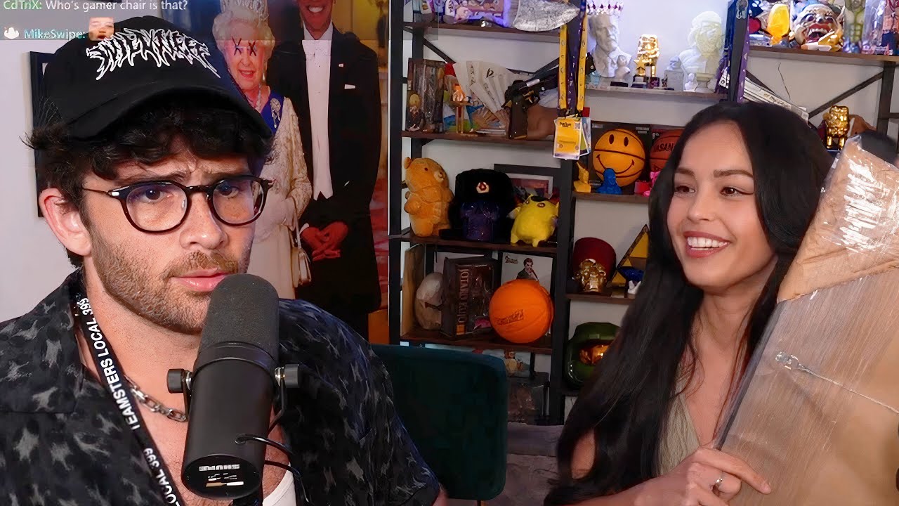 Valkyrae's Birthday Gift for Hasan - YouTube