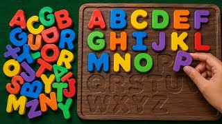 Fun Learning ABC Puzzle 🧩 | Match Colorful Alphabet Letters & Complete A to Z | Lesson 1