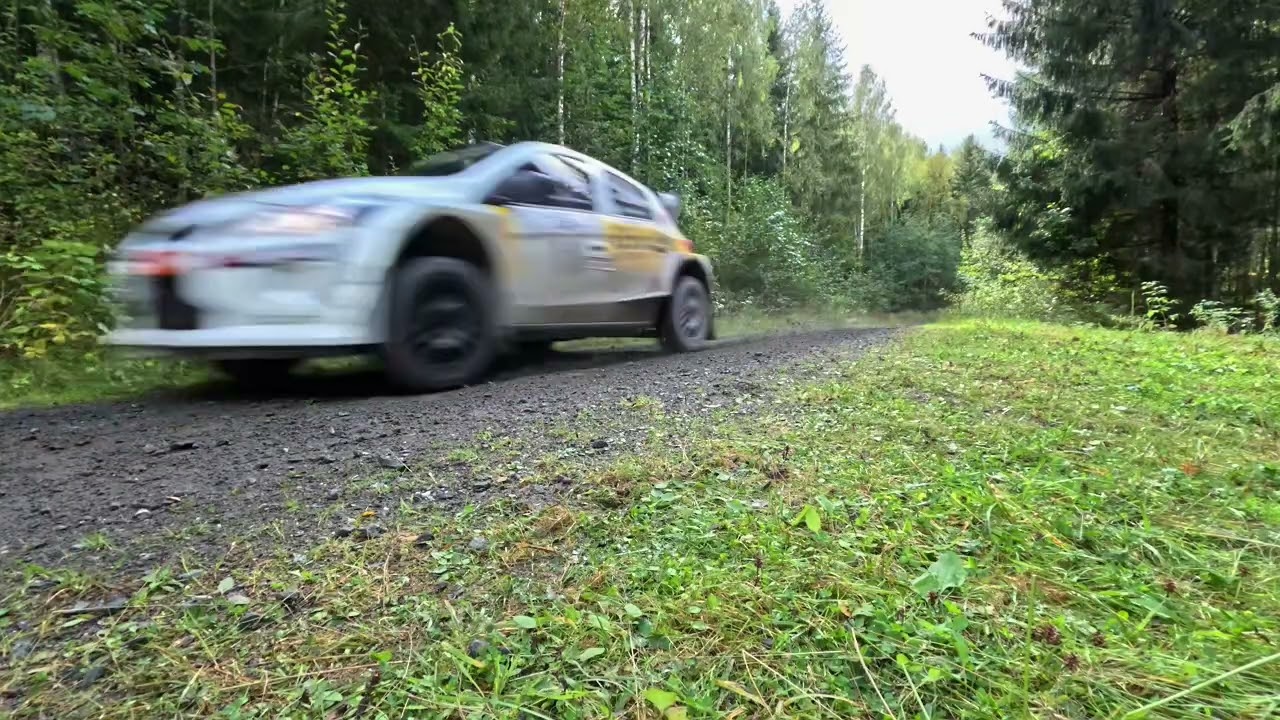 Heat Rally Bergslagen SS5 2025 innan avbrott.