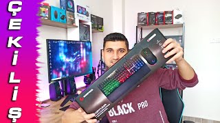 İki̇ Oyuncu Eki̇pmani Bi̇r Kutuda Rampage Fortuna Km-Rx7, Kb-Rx 77 Runner Klavye Mouse Set