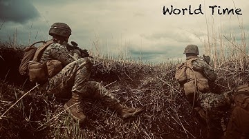 Marines Conduct A Platoon Attack Range During Exercise Like War.[Demonstration]