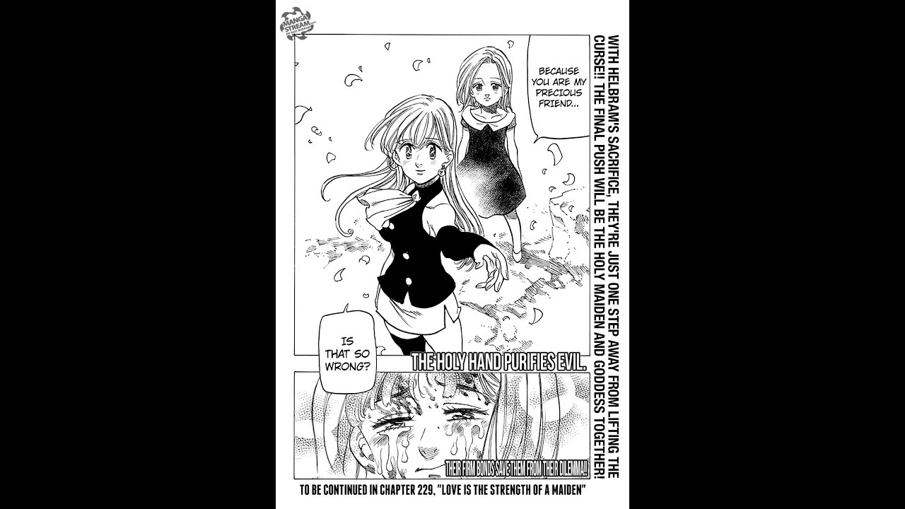 Nanatsu No Taizai Chapter 228 Review A Vengefull Cycle Laid Rest - YouTube