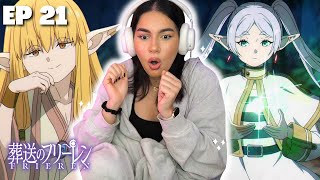 THE LAST GREAT MAGE 🧝‍♀️💙│Frieren : Episode 21 Reaction