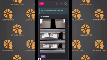 Sample QR Scanning for Husbandry.Pro Reptile Tracking Software