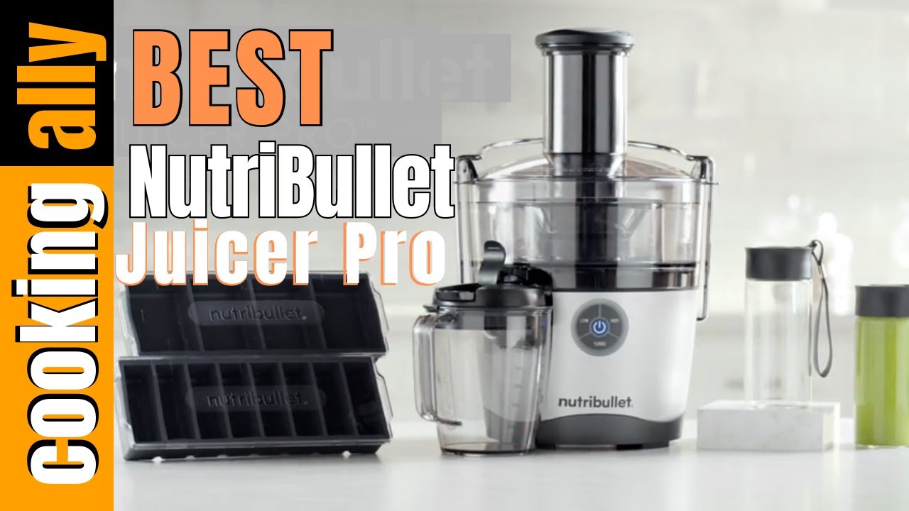 NutriBullet Juicer Pro Centrifugal Juicer Machine for Fruit, Vegetables,  and Food Prep, 27 Ounces/1.5 Liters, 1000 Watts, Silver, NBJ50200