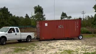 How to move a shipping container