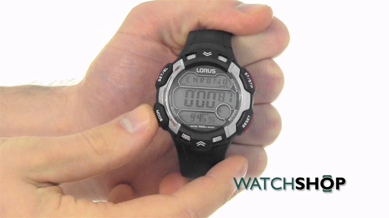 Lorus Men\'s Alarm Chronograph Watch (R2347CX9) - YouTube