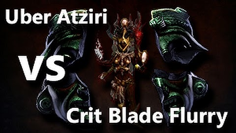 Path of Exile Uber Atziri vs Crit Blade Flurry