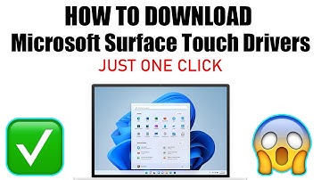 How to download surface touchscreen drivers || Microsoft surface touchscreen not working
