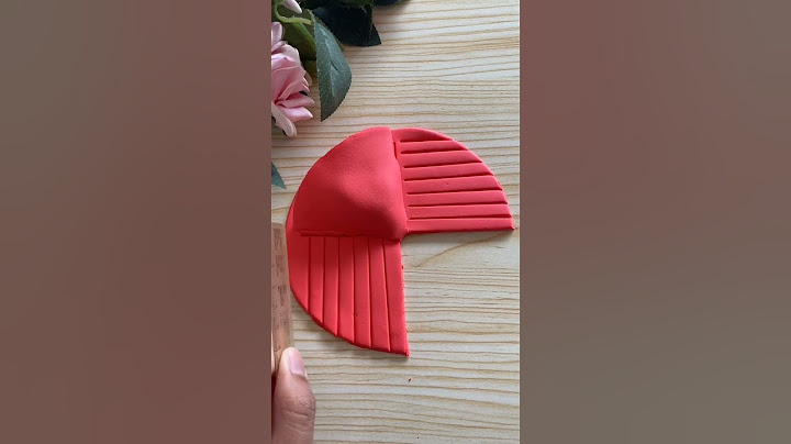 Satisfying making croissant from plasticine clay