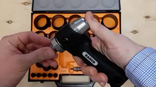 видео: Набор составных просечек-высечек 2-50мм с уникальным пистолетным держателем картинка: Набор составных просечек-высечек 2-50мм с уникальным пистолетным держателем