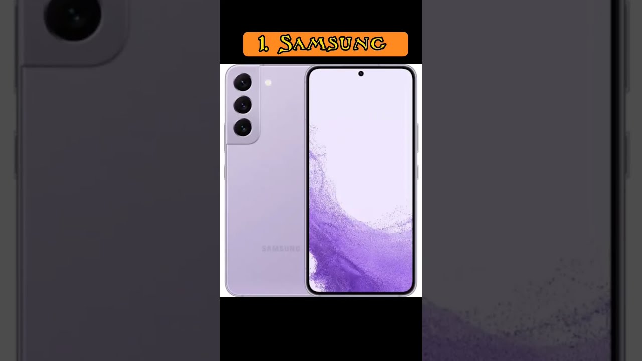 TOP 5 MOST USED PHONE BRANDS
