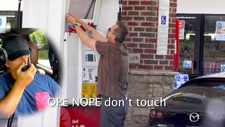 Gas Station Prank | Crazy Employee | Jack Vale