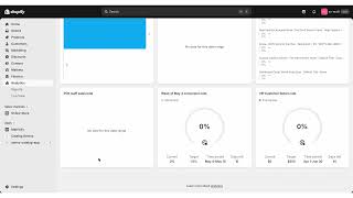 How to set custom Targets in Shopify Analytics