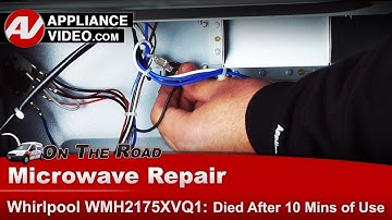 Whirlpool Microwave Repair -  Stops Running After 10 Minutes - Thermostat  Diagnostic & Repair