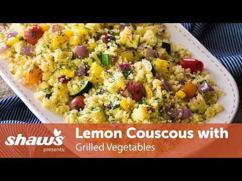 Lemon Couscous with Grilled Vegetables | Side Dish | Shaw's