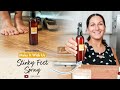 Stinky foot spray recipe with essential oils
